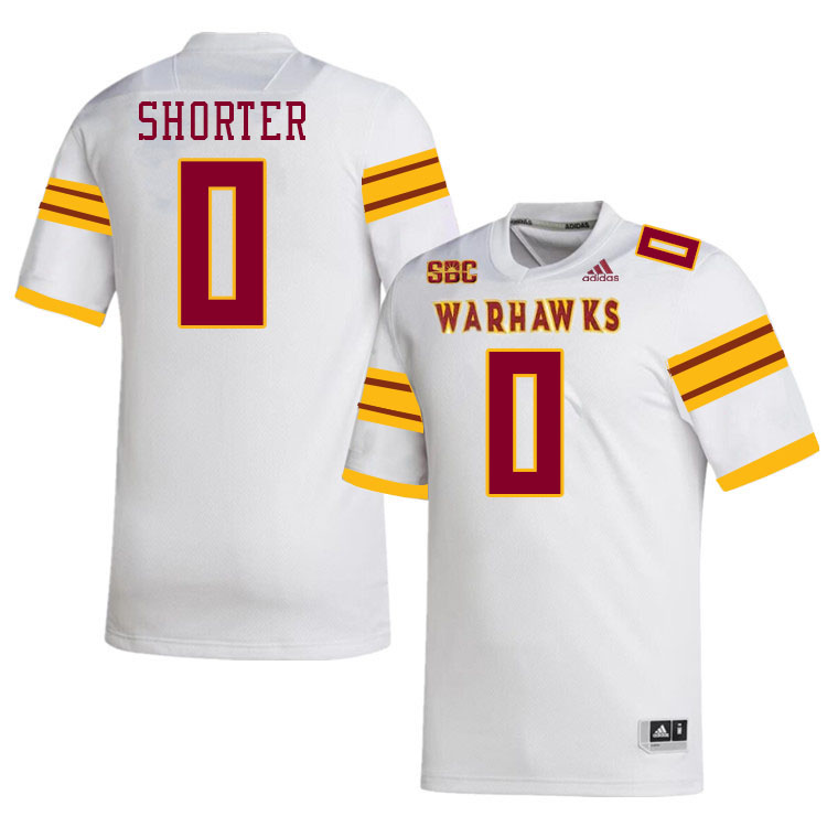 #0 Tristan Shorter Louisiana-Monroe Warhawks College Football Jerseys Stitched-White